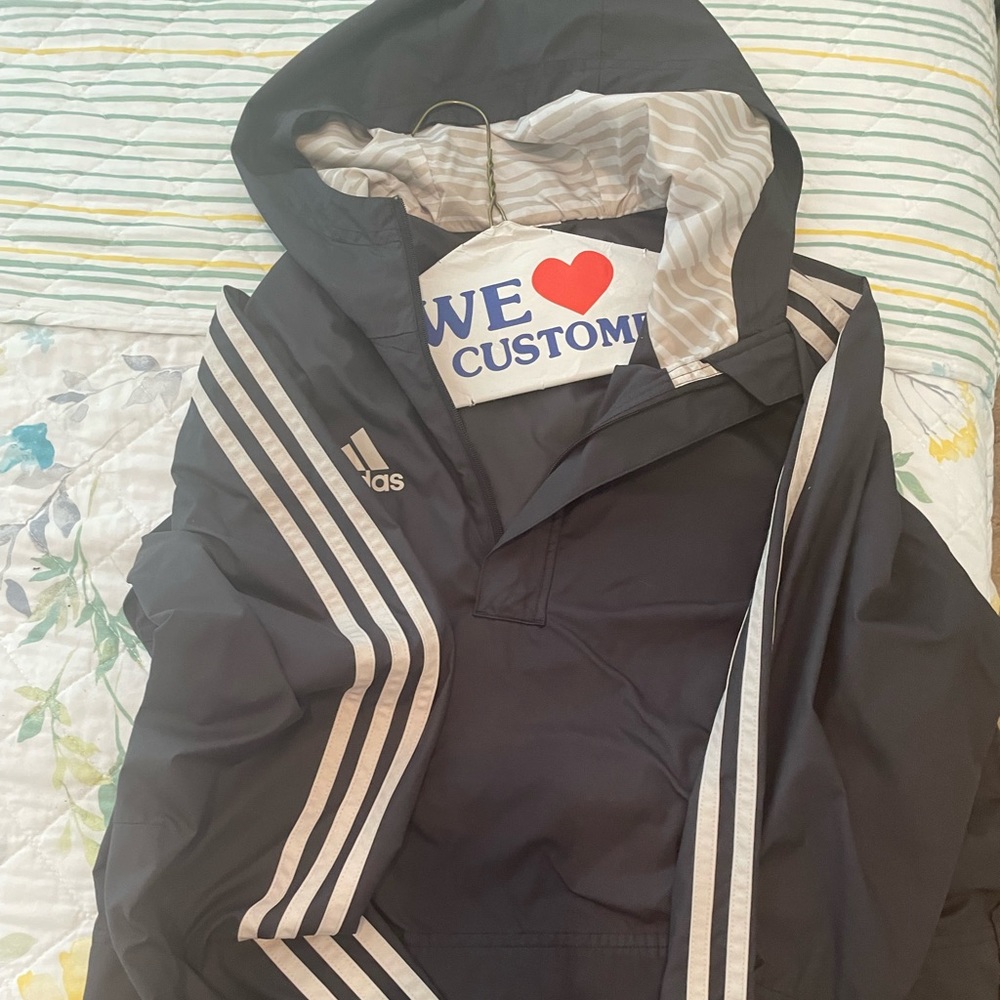 Pre-Owned waterproof jacket by adidas